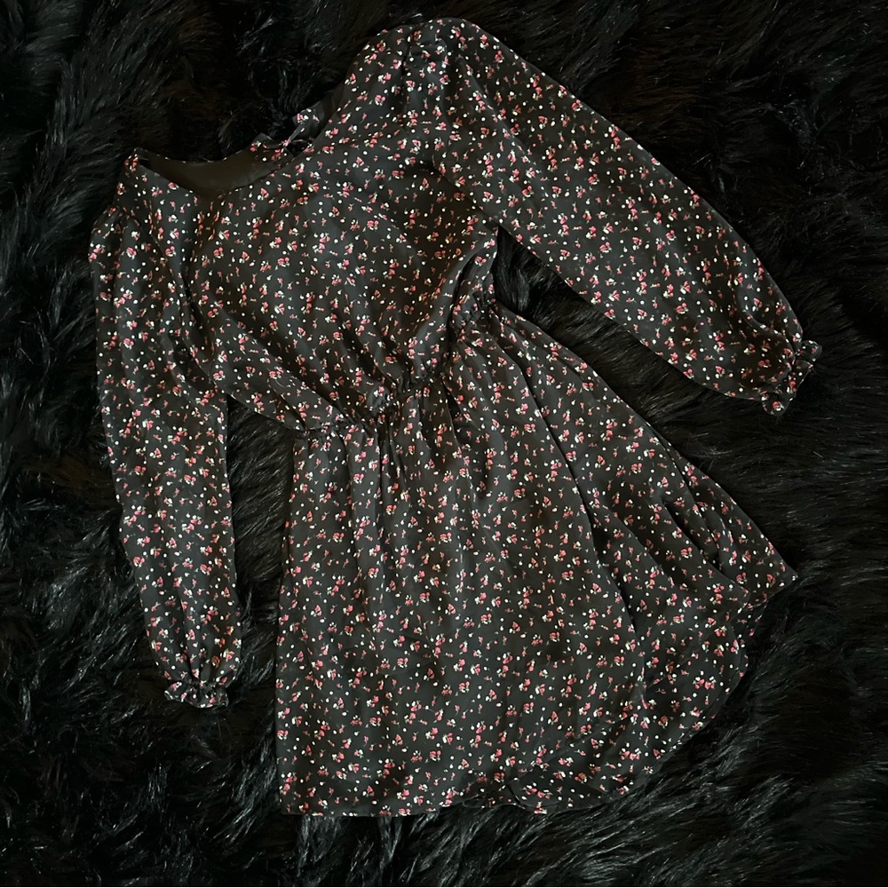 Floral Long Sleeve Dress